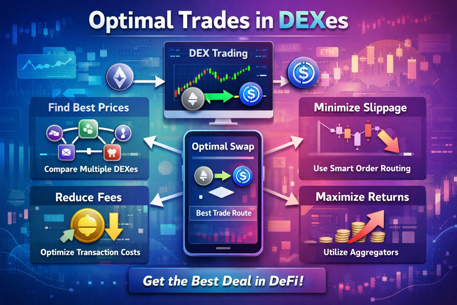 Optimal trades ilustration